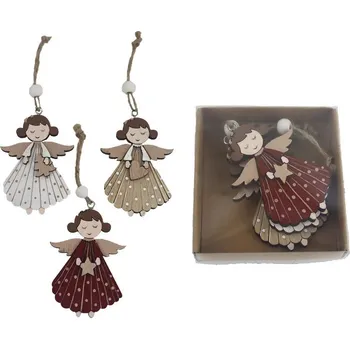 Vánoční dekorace Anděl k zavěšení, 3 ks D6312