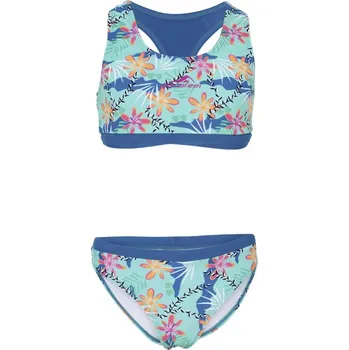 Dívčí plavky Aquafeel Sea Flowers Racerback Girls Multi 152cm