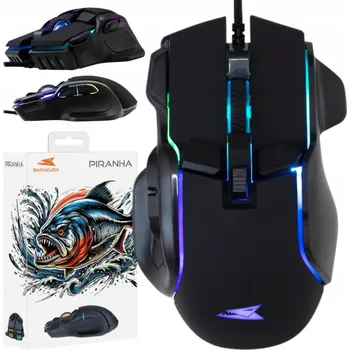 Drátová myš Baracuda BCD119809 s optickým senzorem