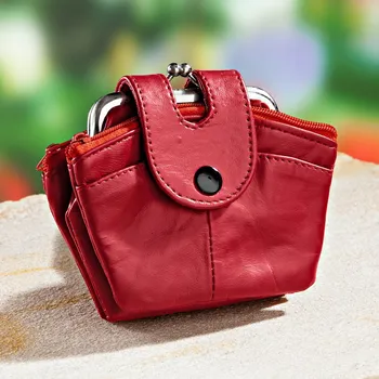 Peněženka 3Pagen Peněženka červená 11x8,5x2,5 cm