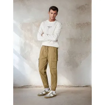 Pánská móda Sinsay - Kalhoty joggers - limetková - 0824J-72X - 0824J-72X-30