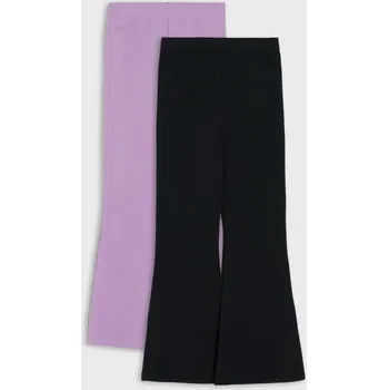 Sinsay - Kalhoty flare 2 pack - vícebarevná - 759GS-MLC - 759GS-MLC-128