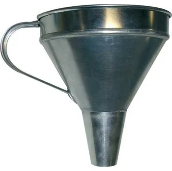 nálevka rovná trubka kov.