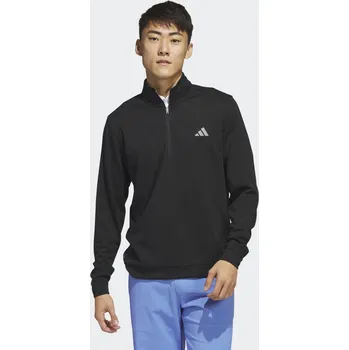 Dámská mikina ADIDAS Mikina Elevated 1/4-Zip XL ČERNÁ