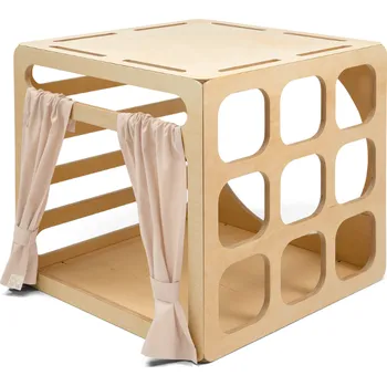 Dřevěná hračka Ette Tete CUBITRI® lezecká Montessori kostka WINDOW