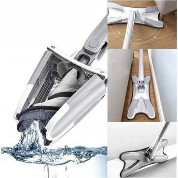 mop GURGEN Multifunkční 2v1 podlahový mop typu X otočný 360