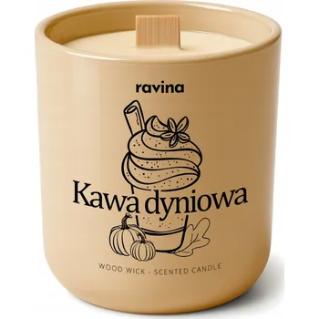 Svíčka Sójová vonná svíčka Káva s vůní dýně Ravina 1 ks