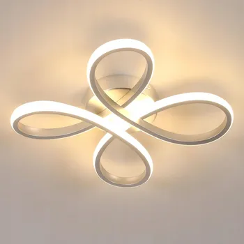 Stropní svítidlo McKalen stříbrné LED 30W 3000K integrovaný zdroj světla