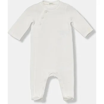Kojenecký overall Kojenecké dupačky United Colors of Benetton 3UDGAT01A.W.Seasonal bílá 00X, vel. 68