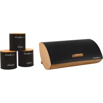 chlebník Chlebník sada Cook Line černý ocel