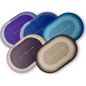 Koupelnová předložka Absorpční rychleschnoucí předložka Color Fialová