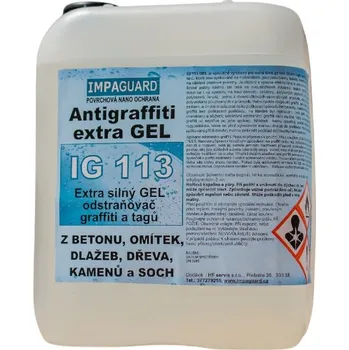 Fasádní barva GEL pro extra silné čištění tagů - IG 113 5 l
