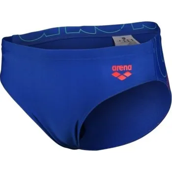 Chlapecké plavky Arena Boys Swim Brief Graphic Royal/Fluo Red 164cm