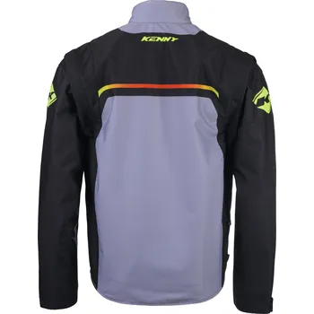 Sportovní oblečení KENNY bunda TRACK 25 grey/neon yellow - 3XL
