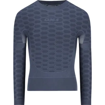 cyklistický dres Q36.5 Spodní cyklistické triko s dlouhým rukávem Base Layer 3 long sleeves ZIMA, léto Modrá S/M Unisex, Pánské
