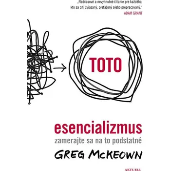 Kniha Esencializmus