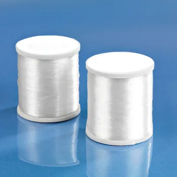 Nit 2 průhledné šicí nitě transparentní 2 cívky po 200 m.