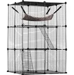 VEVOR Klec pro kočky třípatrová 71,1 x…