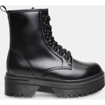 Dámské kozačky Baťa černé dámské traperky na vyšší podešvi, vel. 39