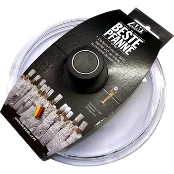 Poklice AMT GASTROGUSS Skleněná Poklice Ø32cm Pro Pánve a Hrnce