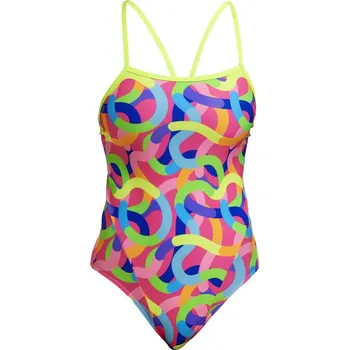 Dámské plavky Funkita Curly Wurly Single Strap One Piece XL - UK38