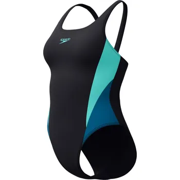 Dámské plavky Speedo Colourblock 2.0 Black/Blue XL - UK38