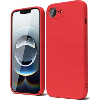 Pouzdro na mobilní telefon MĚKKÝ MATERIÁLNÍ POUZDRO PRO APPLE IPHONE 16E + SKLO