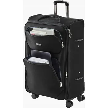 Velký kufr 71 cm měkký rozšiřitelný na kolečkách s TSA zámkem - lehká cestování