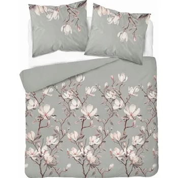 Povlečení POVLEČENÍ SATÉN 160/200 DETEXPOL 100% BAVLNA Home Satin Šedé Magnolie