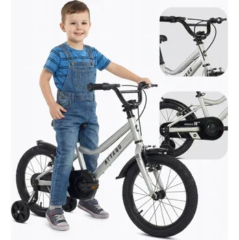 Dětské kolo Dětské kolo Attabo KNACK 16" kolo 16" stříbrné