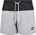 Pánské koupací kraťasy Urban Classics Block Swim Shorts - lightasphalt/black 4XL