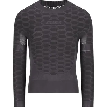 cyklistický dres Q36.5 Spodní cyklistické triko s dlouhým rukávem Base Layer 3 long sleeves ZIMA, léto Bílá S/M Unisex, Pánské