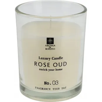 Svíčka Dekorativní parafínová svíčka Rose Oud H&L 1 ks