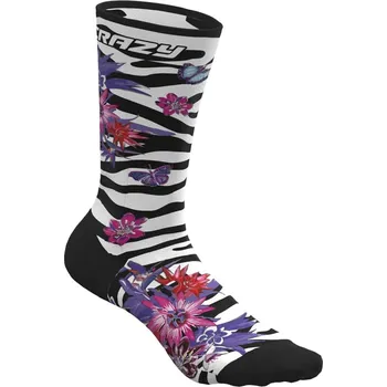 Cyklistické návleky Crazy Běžecké ponožky Idea SOCKS 2025 Černá 39-42 Unisex, Pánské