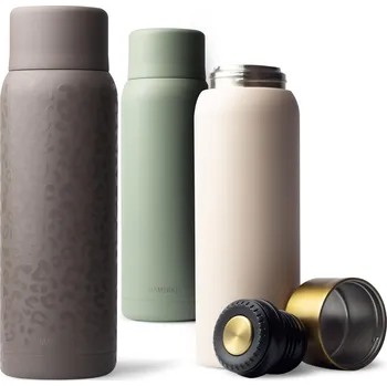 Termoska MAMEIDO Termoska ocelová 1L s hrnkem Udrží teplo 12h Bez BPA