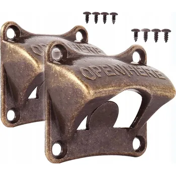 Otvírák RETRO Nástěnný Otvírák na Lahve Sada 2 Kusy