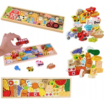 Puzzle DŘEVĚNÉ PUZZLE 26 DÍLKŮ HRAČKA PRO DĚTI