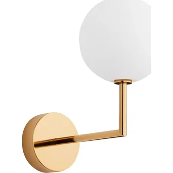 Nástěnné svítidlo Nástěnné svítidlo Jupiter bílé, zlaté G9 10 W