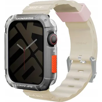 Řemínek na hodinky Skinarma řemínek Shokku pro Apple Watch 45/44/42mm béžový