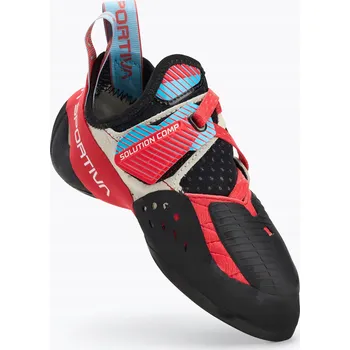 Lezečky Dámské lezečky La Sportiva Solution Comp - malibu/hibiscus 38,5