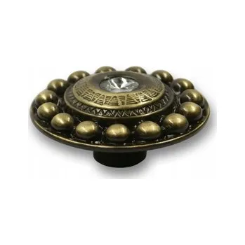 Nábytkové kování Nábytková úchytka SIRO 2015-67ZN31JE4 staromosaz kartáčovaný,