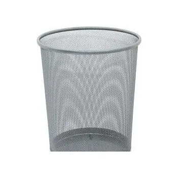 Odpadkový koš Kovový Odpadkový koš Q-connect 19 l stříbrný