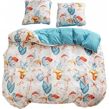 Povlečení Povlečení 200x220 bavlna satén oboustranný GierekHoff 3 ks houby