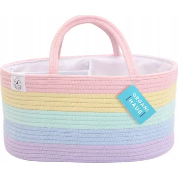Úložný box ORGANIHAUS Koš na pleny Organizér Pro Miminka Dárkový Koš