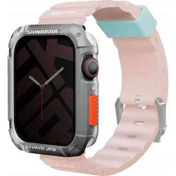 Řemínek na hodinky Skinarma řemínek Shokku pro Apple Watch 45/44/42mm světle růžový