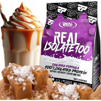 Protein Real Pharm Real Isolate 100 1800g Proteinový Izolát WPI Protein - SLANÝ KARAMEL