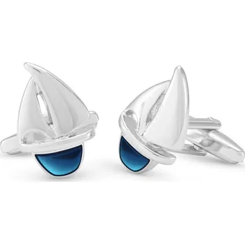 Manžetový knoflíček Troli Designové manžetové knoflíčky Plachetnice KS-169B + 2 měsíce na vrácení zboží