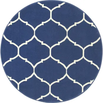Koberec Průměr 100 cm KULATÝ KOBEREC JETEL MAROCKÁ LUNA