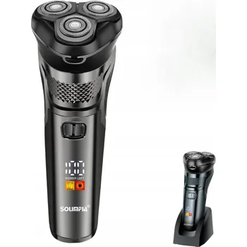 Holicí strojek HOLICÍ STROJEK ELEKTRICKÝ ZASTŘIHOVAČ VOUSŮ NA TĚLO IPX7 ROTAČNÍ STANICE SOLIMPIA HIT