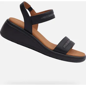 Dámské sandále Černé dámské sandály Geox Meliconia